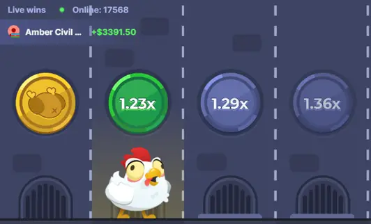 Chicken Road game screen